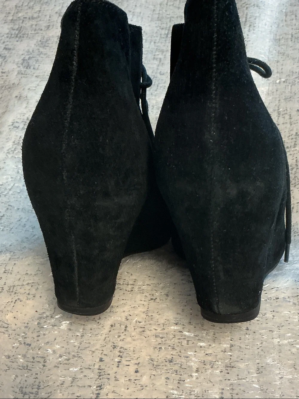 Dolce Vita Black Suede Ankle Booties
